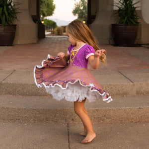 Rapunzel Dress-Up Twirl Dress Just For Littles Rapunzel Dress-Up Twirl Dress Just For Littles