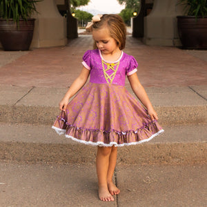 Rapunzel Dress-Up Twirl Dress Just For Littles®️ 