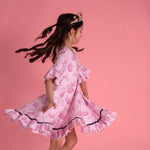 Load image into Gallery viewer, Princess Crown Twirl Dress
