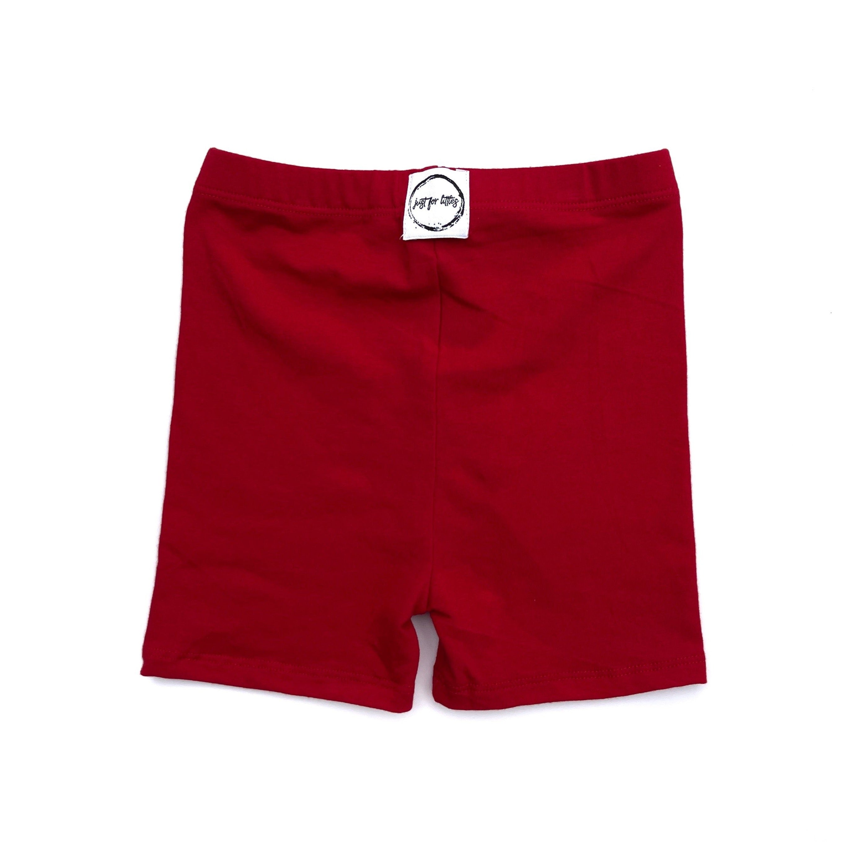 #Red Kick Shorts Bottoms Just For Littles™ 