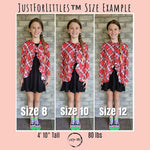 Load image into Gallery viewer, #Red Plaid Coat Dress Just For Littles™ 
