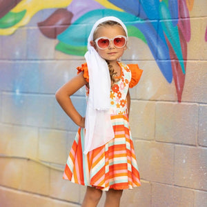 #Retro Frenzy Twirl Dress Dress Just For Littles™ 