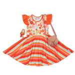 Load image into Gallery viewer, Retro Frenzy Twirl Dress Dress Just For Littles™ 
