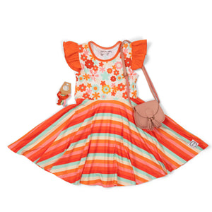 Retro Frenzy Twirl Dress Dress Just For Littles™ 