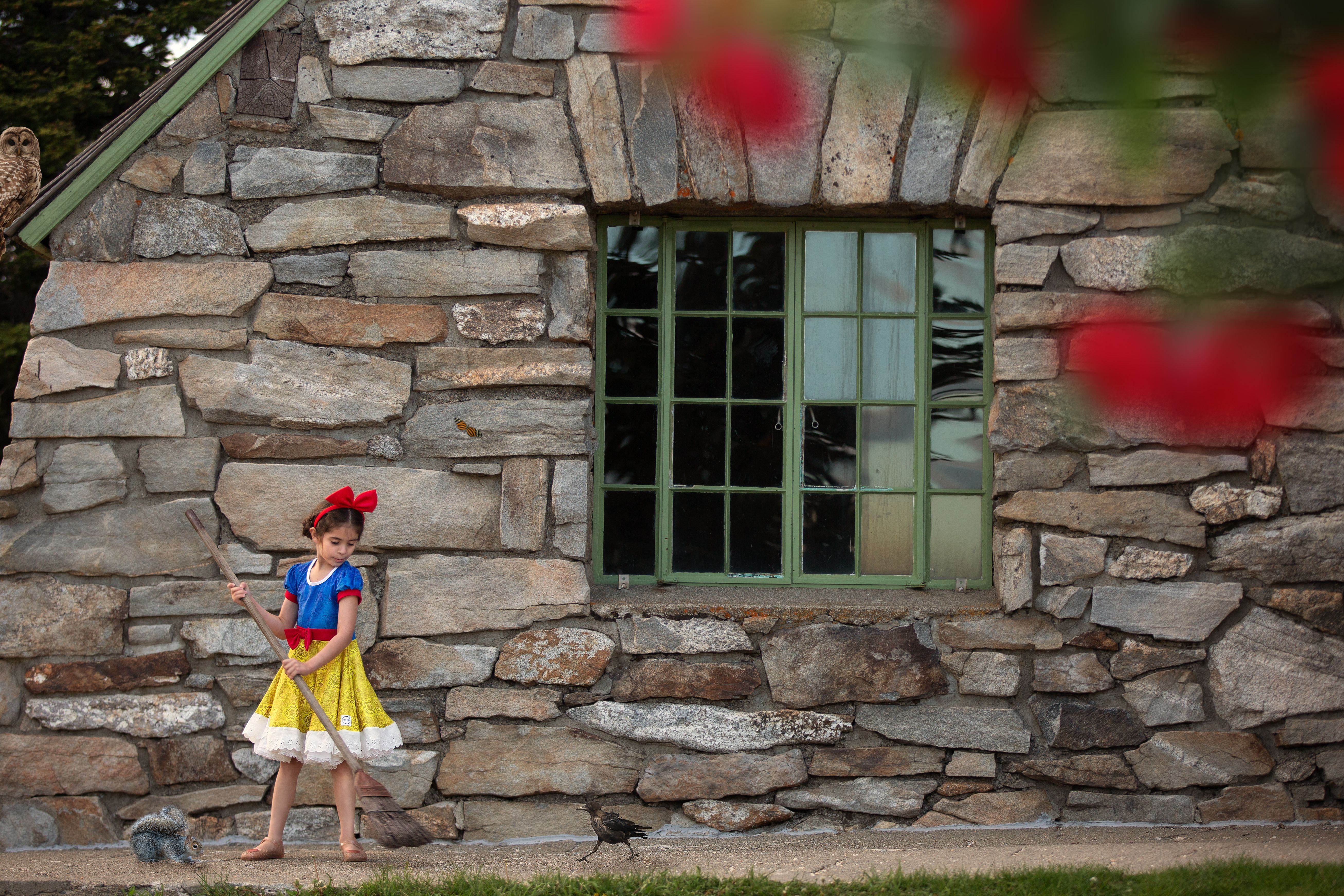 #Snow White Twirl Dress Costume Just For Littles 
