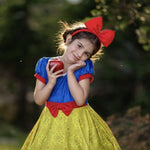 Load image into Gallery viewer, #Snow White Twirl Dress Costume Just For Littles 
