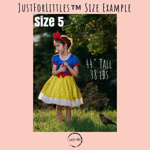 #Snow White Twirl Dress Costume Just For Littles 