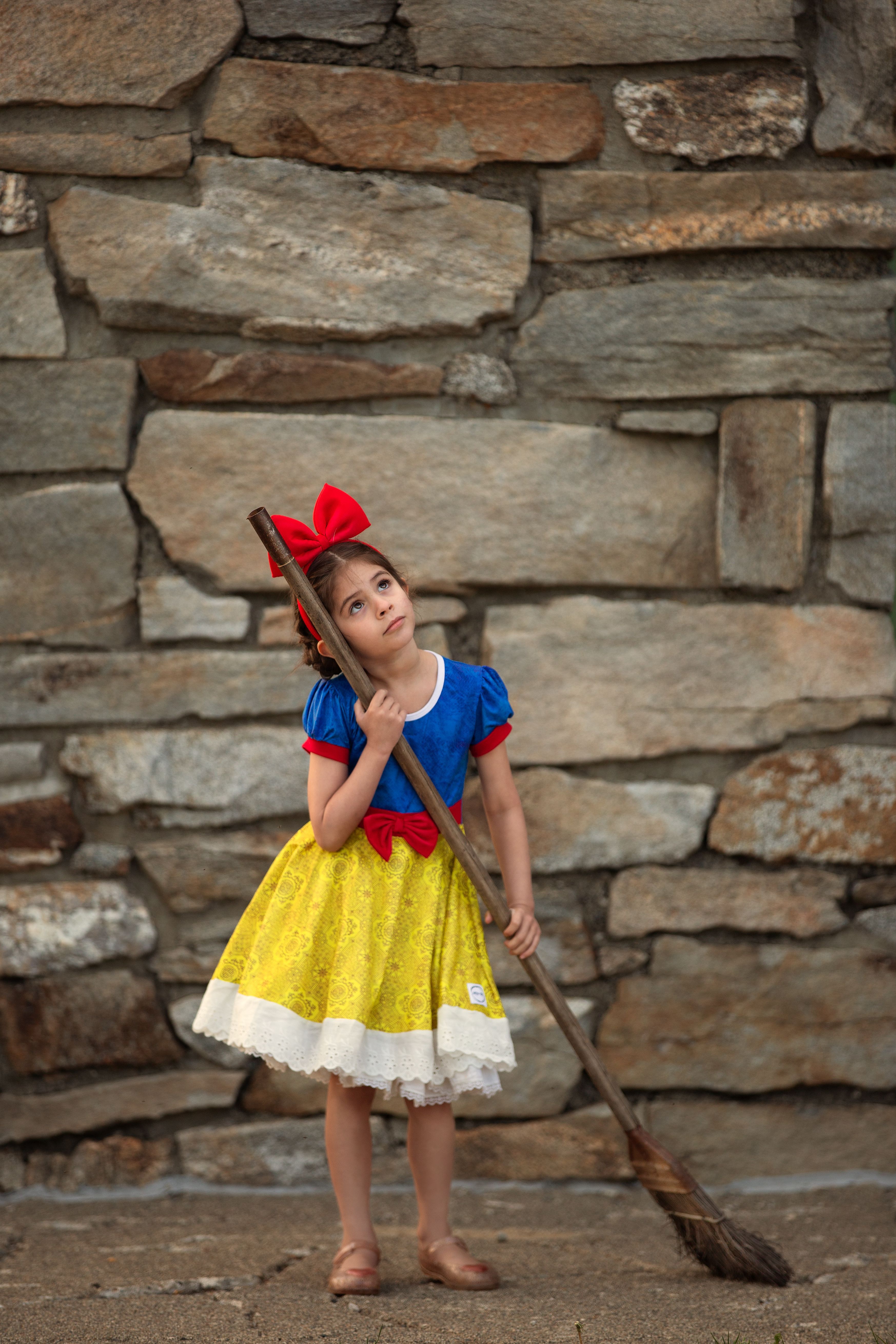 #Snow White Twirl Dress Costume Just For Littles 