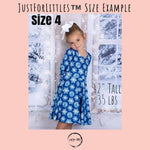 Load image into Gallery viewer, #Snowflake Hanukkah Twirl Dress Dress Just For Littles™ 

