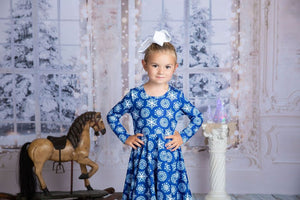 #Snowflake Hanukkah Twirl Dress Dress Just For Littles™ 