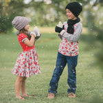 Load image into Gallery viewer, #Snowman Xmas T-Shirt Baby &amp; Toddler Dresses Just For Littles™ 
