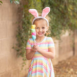 Load image into Gallery viewer, Spring Rainbow Twirl Dress Dress Just For Littles™ 

