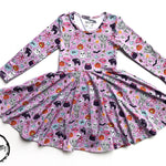 Load image into Gallery viewer, Sticker Twirl Dress Just For Littles®️ 
