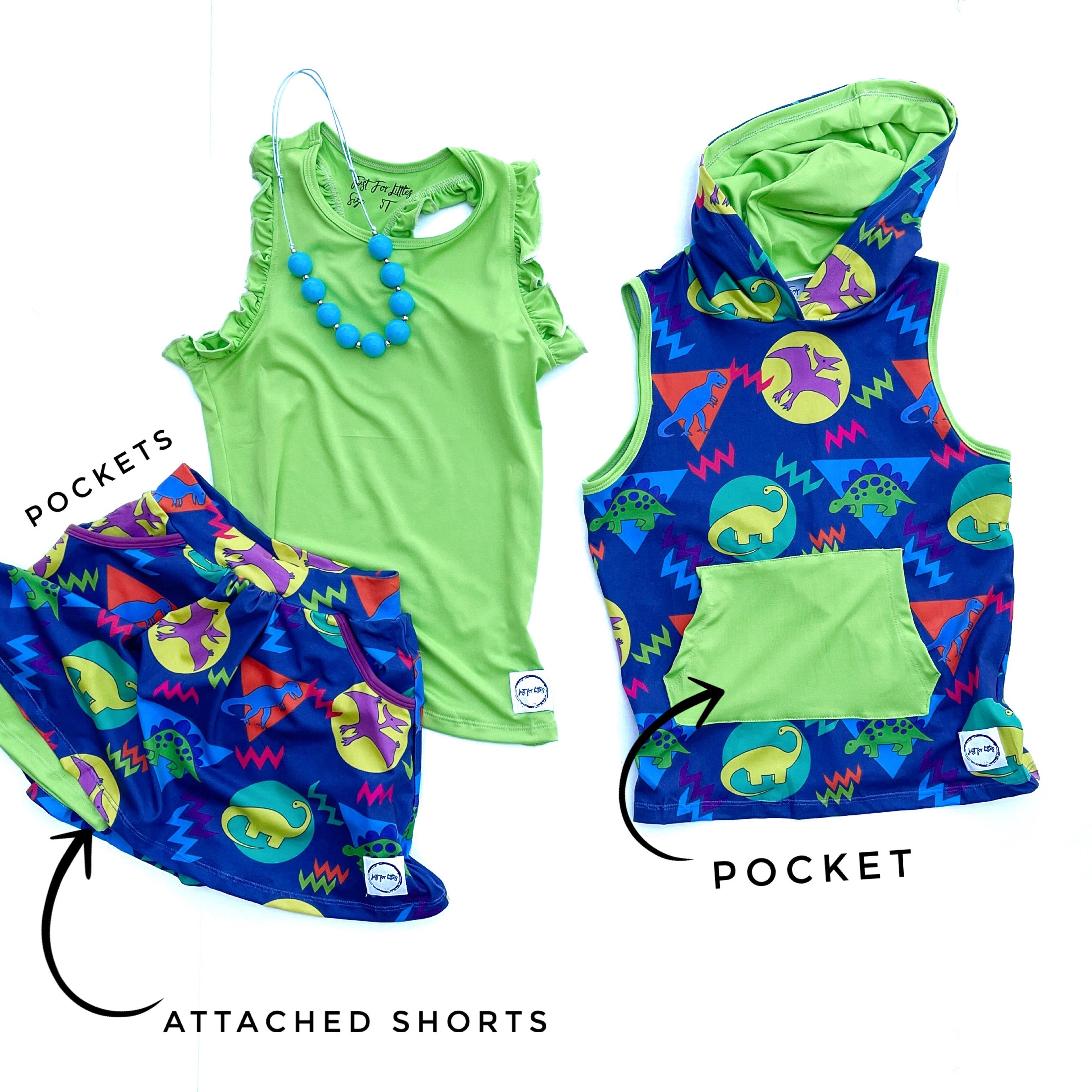 #Summer Green Tank Baby & Toddler Tops Just For Littles™ 