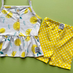 #summer Lemon Tank Top Baby & Toddler Tops Just For Littles™ 