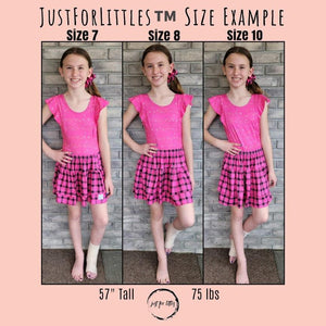 #summer orange Pink Skirt Bottoms Just For Littles™ 