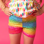 Load image into Gallery viewer, #summer2 Glitter Kick Shorts Bottoms Just For Littles™ 
