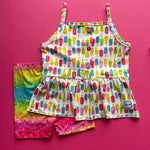 Load image into Gallery viewer, #summer2 Glitter Kick Shorts Bottoms Just For Littles™ 
