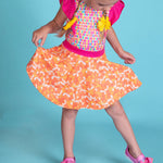 Load image into Gallery viewer, Sweet Citrus Twirl Skirt Bottoms Just For Littles™ 
