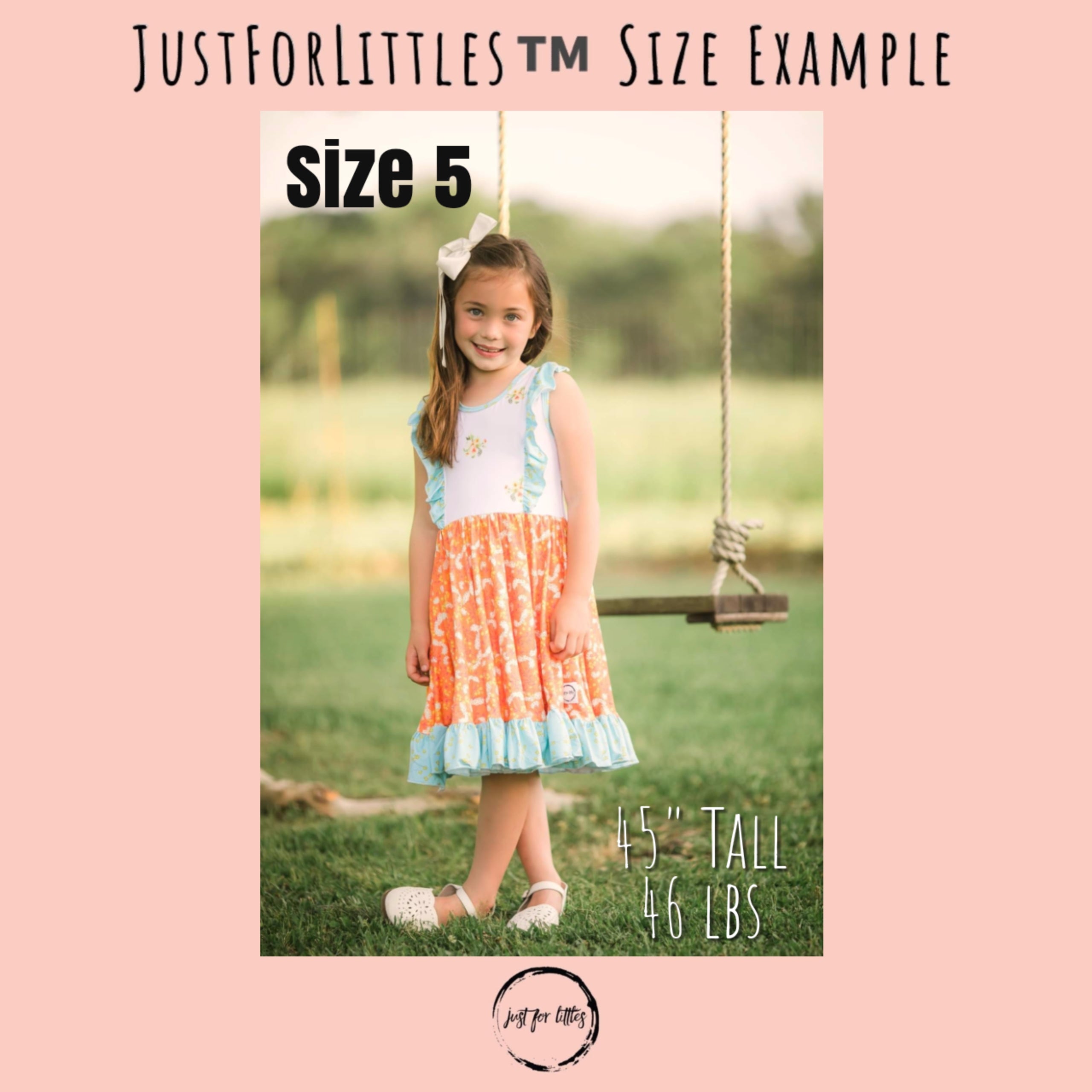 Sweet Clementine Twirl Dress Just For Littles™ 