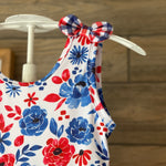 Load image into Gallery viewer, Sweet Country RWB Floral Twirl Dress Dress Just For Littles™ 
