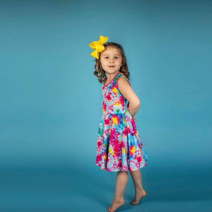 #Totally Tie Dye Twirl Dress Dress Just For Littles 