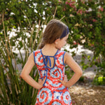 Load image into Gallery viewer, USA Tie Dye Twirl Dress with Pockets Dress Just For Littles™ 
