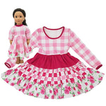 Load image into Gallery viewer, #Valentine 3-Tier Dolly Dress Dress Just For Littles™ 
