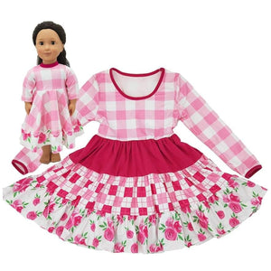 #Valentine 3-Tier Dolly Dress Dress Just For Littles™ 