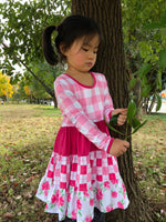 Load image into Gallery viewer, #Valentine 3-Tier Dress Dolly &amp; Me Dress Just For Littles™ 
