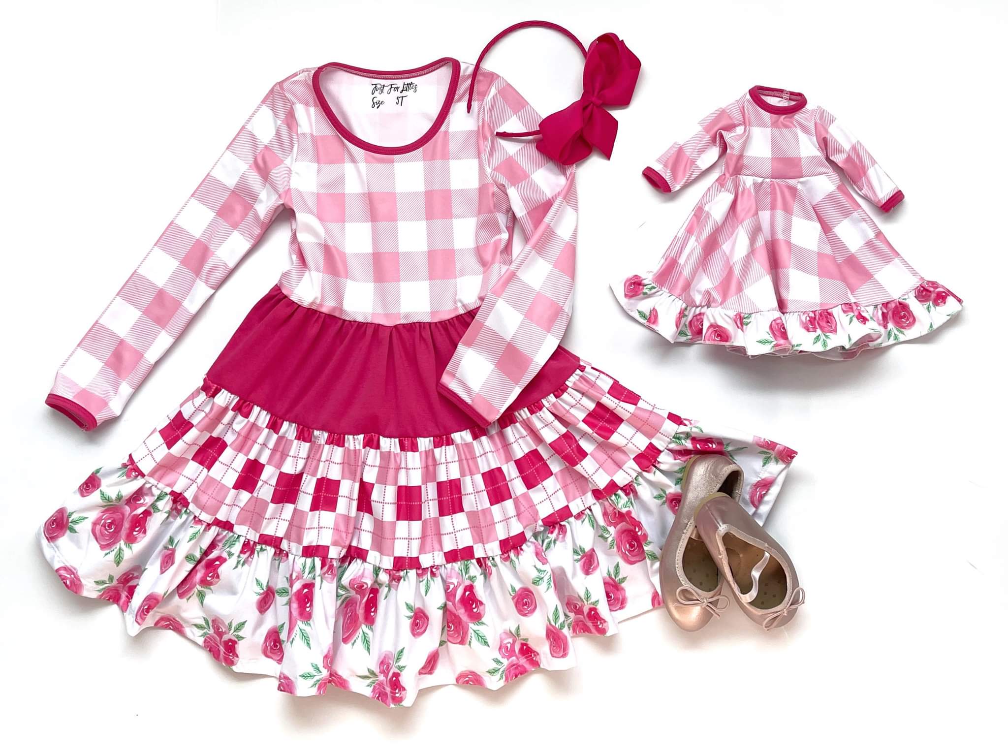 #Valentine 3-Tier Dress Dress Just For Littles™ 