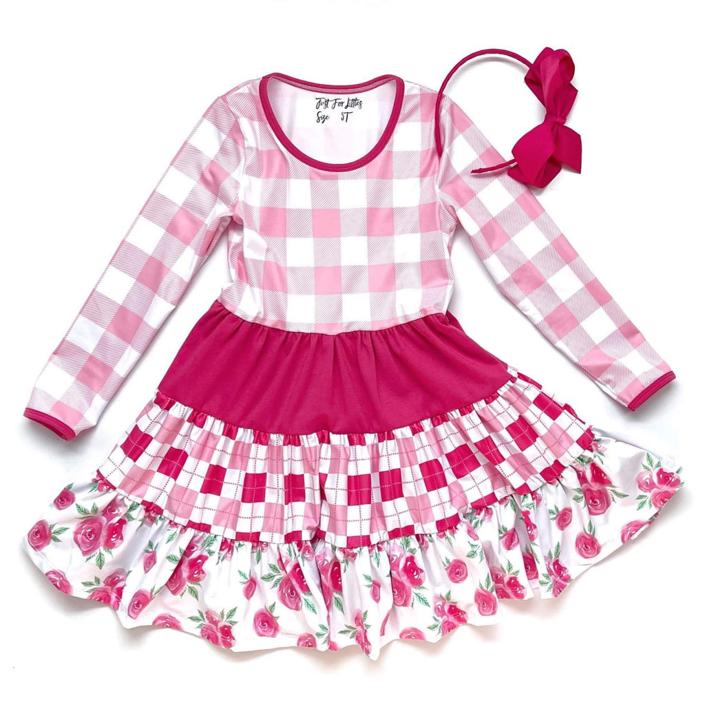 #Valentine 3-Tier Dress Dress Just For Littles™ 