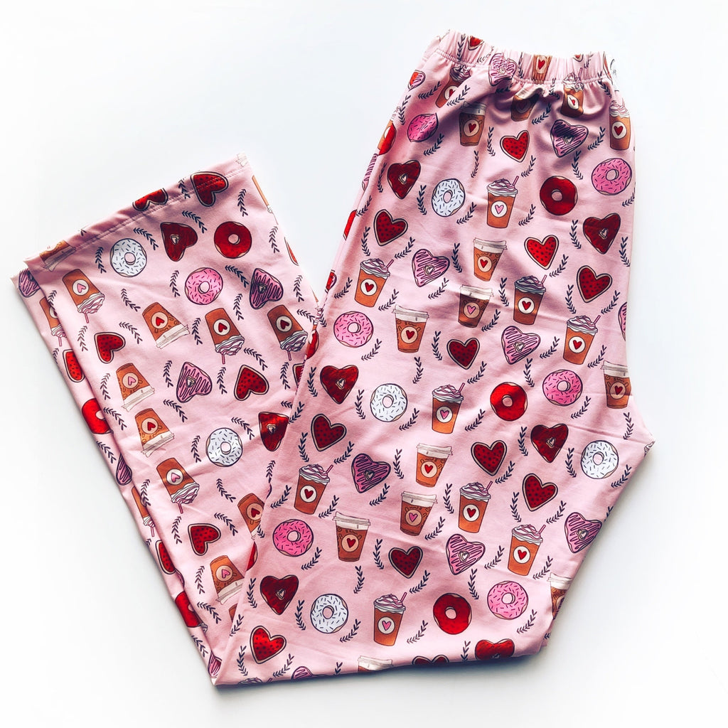 #Valentine Adult Pajama Pants Pajamas Just For Littles™ 