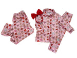 Load image into Gallery viewer, Valentine Pajama Set Pajamas Just For Littles™ 
