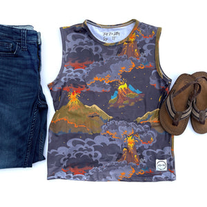 #Volcano Muscle Shirt Shirt Just For Littles™ 