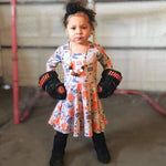 Load image into Gallery viewer, WBL Hockey Twirl Dress Dress Just For Littles 
