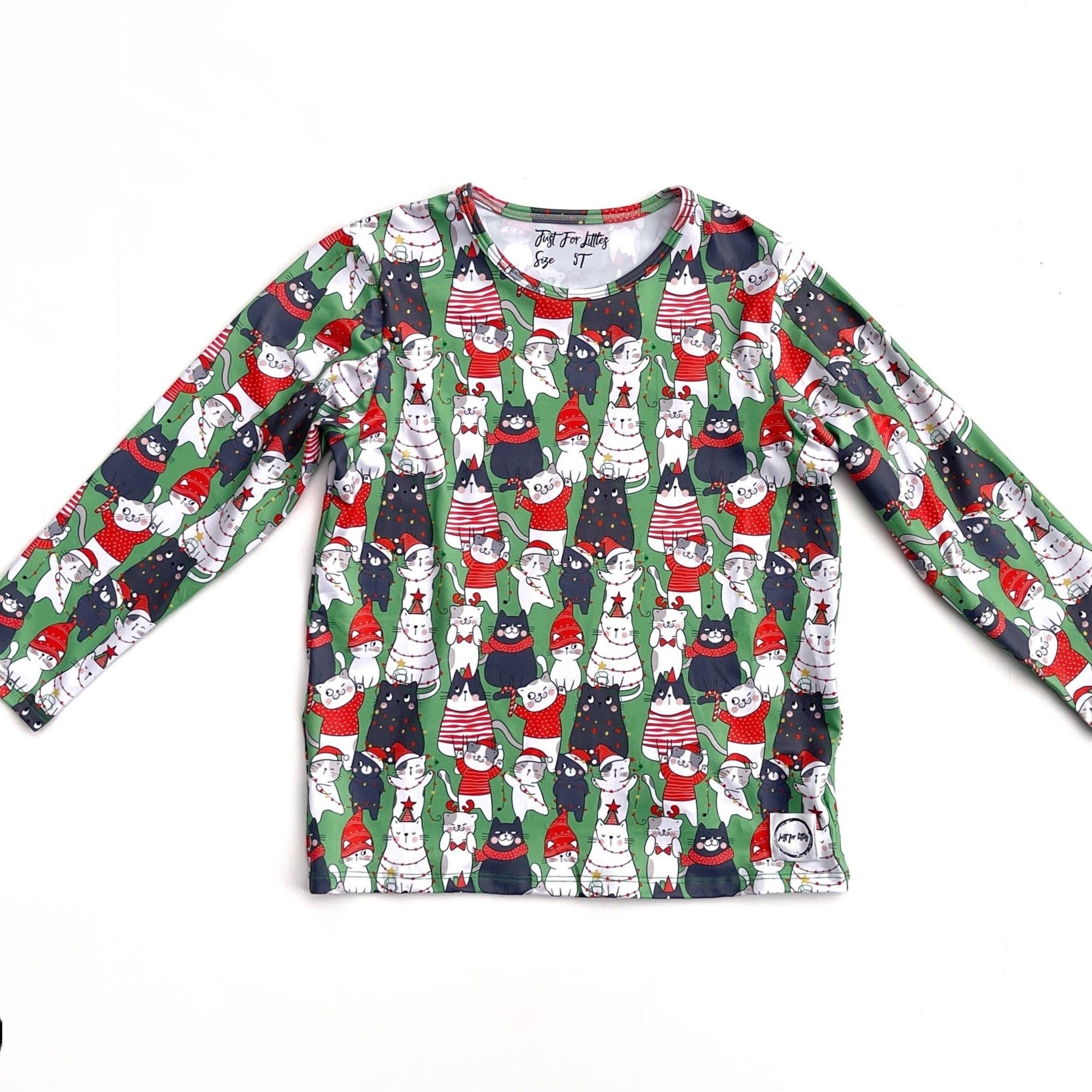 #Xmas Cat T-Shirt Just For Littles™ 