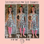 Load image into Gallery viewer, #Xmas Cat Twirl Dress Dress Just For Littles™ 
